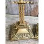 Ornate Brass Candle Holders KAS1221 Image 3