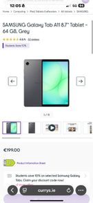 Brand New Samsung Tab A11 8.7 Inch 64gb