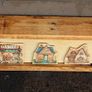 Rustic Whimsical Town Floating Shelf Image 3