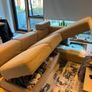 IKEA JATTEBO L Shaped Modular Sofa Beige Corduroy Excellent Condition Image 3