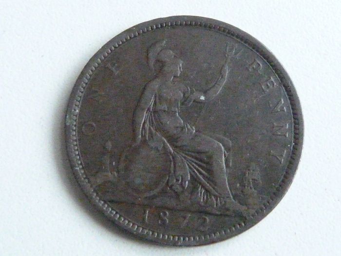 1872 penny