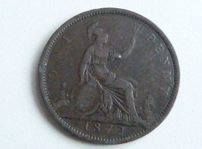 1872 penny