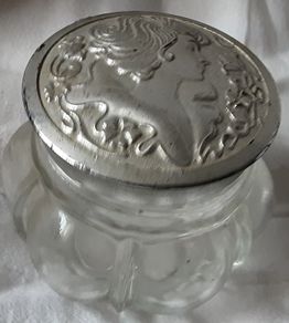 vintage avon cream jar