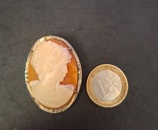 Silver cameo
