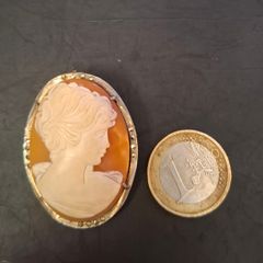Silver cameo