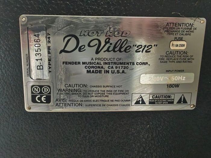 Fender Hot Rod DeVille 212
