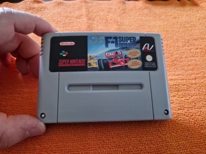 F1 Super Driving Snes Super Nintendo Arcade Retro Games Original