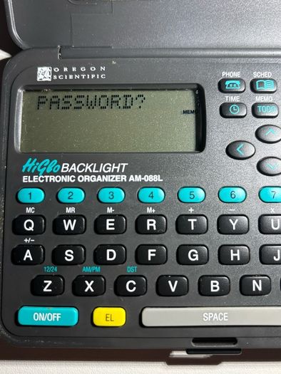 Vintage Oregon Scientific Electronic Organiser Working