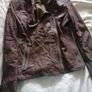 River Island brown leather jacket UK 10 BNWT Image 2