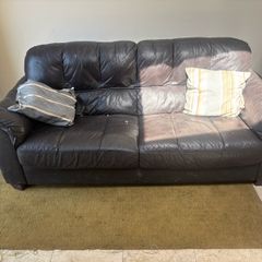 leather couch used