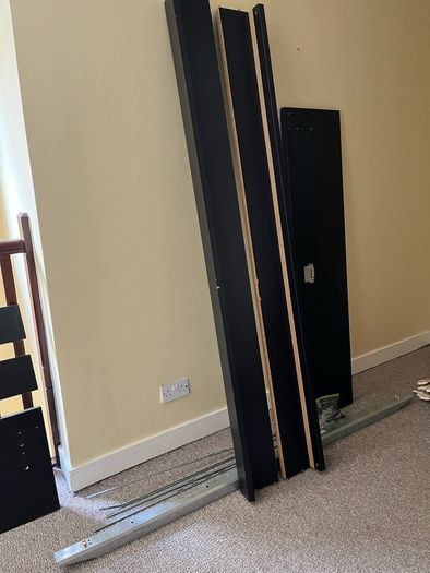 Standard double bed frame