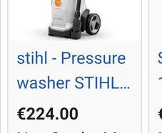 Stihl power washer