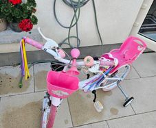 bike girls Bikes Unicorn Children's Bicycle Unicorn Girls' Bicycle - 16 Inch | Original | Children's Bike with Stabilisers, Doll Seat and Bicycle Basket - The Unicorn Bicycle  Girls