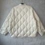 COS Quilted Recycled Down Jacket Cream Off-White Size M Image 9