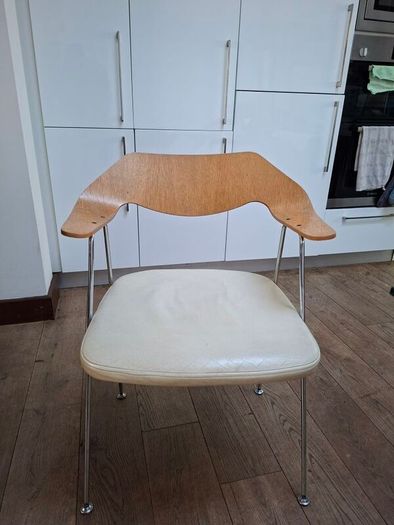 Dining table with glass top and 4 chairs