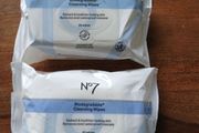 No7 biodegradable cleansing wipes x 2