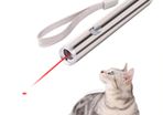 Cat Chaser Toys 2 in 1 Multi Function Funny Cats Laser Toy Interactive USB Rechargeable LED Light Pointer Exercise Training Tool