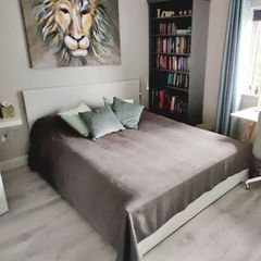 King size bed frame with storage
