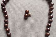 9ct gold Chocolate pearls matching set