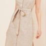 dress Bnwt size 10 linen midi dress with belt Image 5