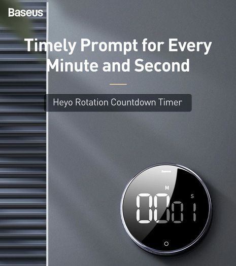 LED Digital Kitchen Timer For Cooking Shower Study Stopwatch Alarm Clock Magnetic Electronic Cooking Countdown Time Timer