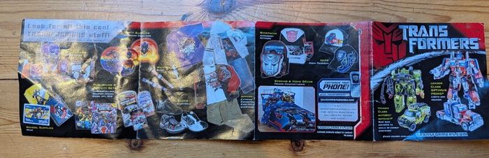 Vintage Transformers flyer 2006