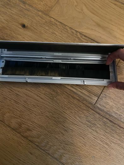 Letter Box Stormguard Brush Letter Plate Chrome