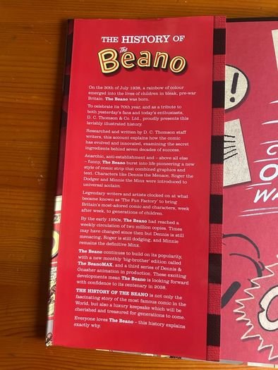 Comic: 'The History Of The Beano The Story So Far' 2008