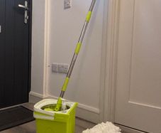 Spin mop and double bucket