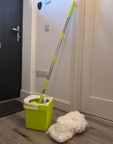 Spin mop and double bucket