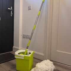 Spin mop and double bucket