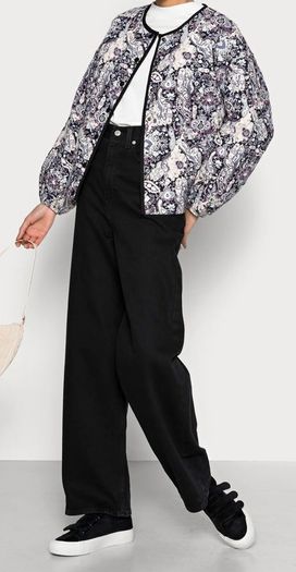 Saint Tropez Quilted Paisley Jacket Size M