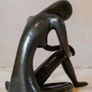 Sitting Lady - Bronze Image 6