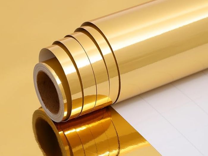 NEW - High quality Gold or Silver Metallic Paper - 43cm/10m