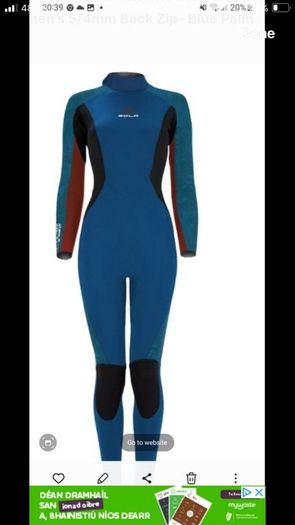 ladies 5/4mm wetsuit