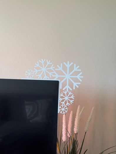 Snoow flake corner - Christmas decoration