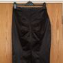 RI Satin Pencil Skirt 12  with Booty Panel Image 2