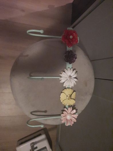 metal floral coat hooks