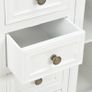 Sideboard White 70x28x70 cm Solid Pine Wood Image 9
