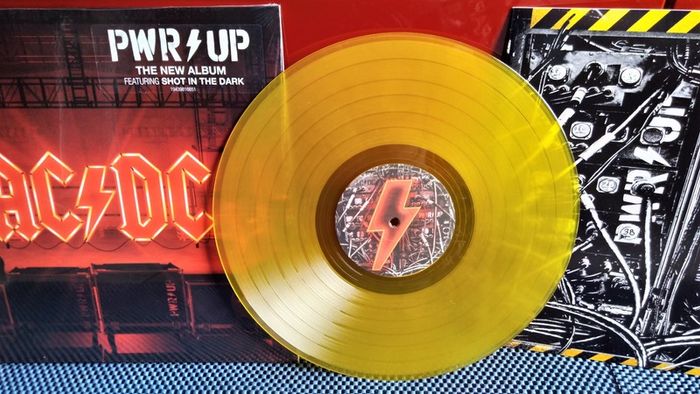 AC/DC Power Up.LP Coloured Yellow Vinyl. New P-2020