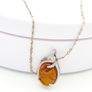 925 Silver & Natural Baltic Amber Necklace Image 5
