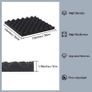 FREE EXPRESS SHIPPING Sound Proofing Panels 24 Pack Egg Crate Acoustic Foam 12 x 12 x 1.18 Inches High Density Acoustic Foam Panels Flame Retardant Sound Absorbing Panels Studio Treatment Image 2