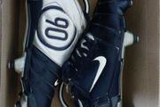 Football Boots Nike Air Zoom Total 90 III Navy/Silver (2004) Size 7.5UK SG