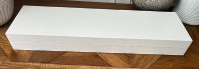 2 White Floating Shelves