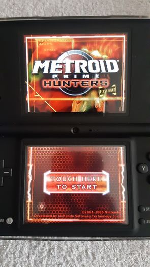 Nintendo DS Game Metroid Prime Hunters and Metroid Prime Hunters: First Strike