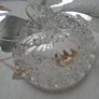 Butterfly box of crystals.Glass dish,Crystals,Gift Image 7