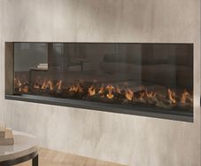 Amberglo 60" Electric Media Wall Fire - Brand New