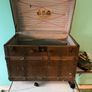 old travel chest early 1900s Image 2