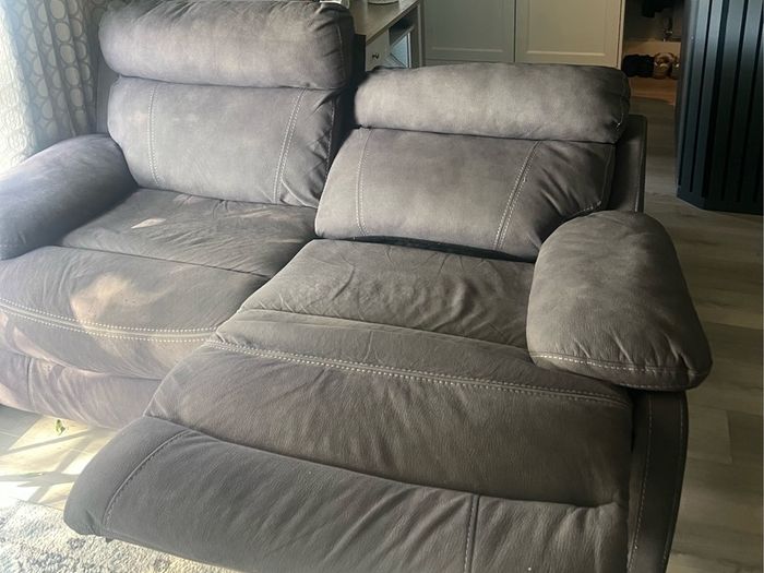 Large 2 Seat Harvey Norman Elec Recline Sofa