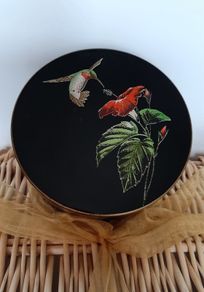 Vintage 1960's Otagiri Japan Lidded Trinket Box